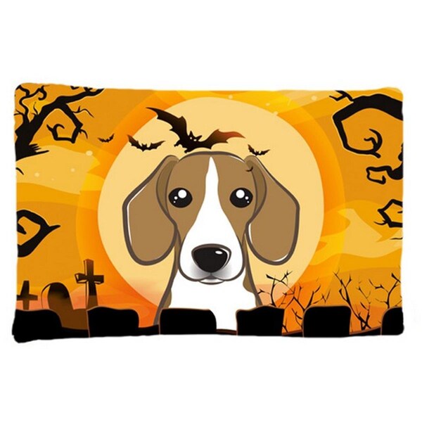 Jensendistributionservices Halloween Beagle Fabric Standard Pillowcase MI2556811 - main